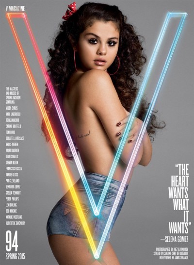 Selena Gomez Seins Nus Topless Pour V Magazine Whassup