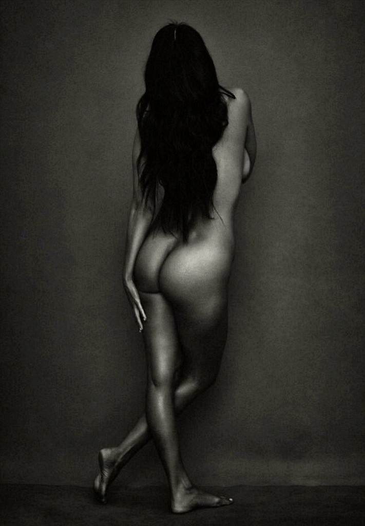 Les fesses de Kourtney Kardashian nue