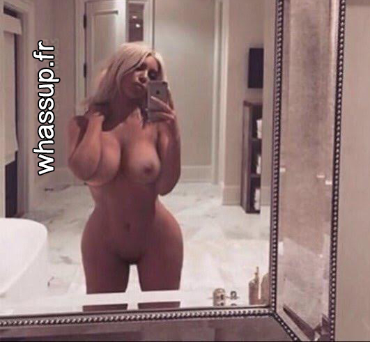 Le selfie de Kim Kardashian nue sur instagram