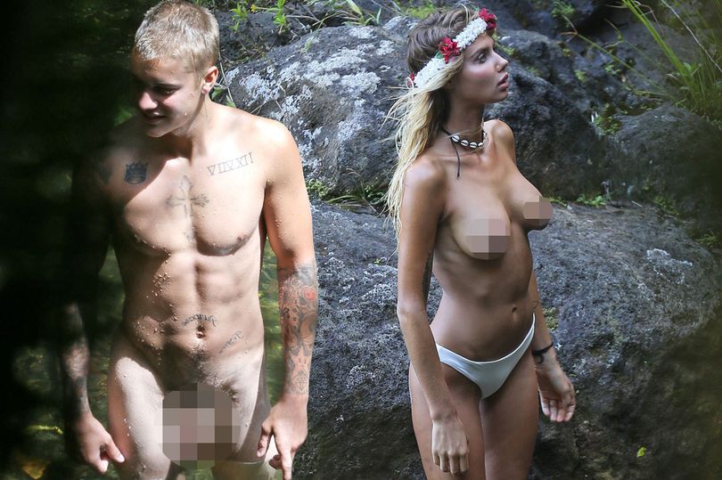 Des photos volées de Sahara Ray nue et Justin Bieber nue en vacance