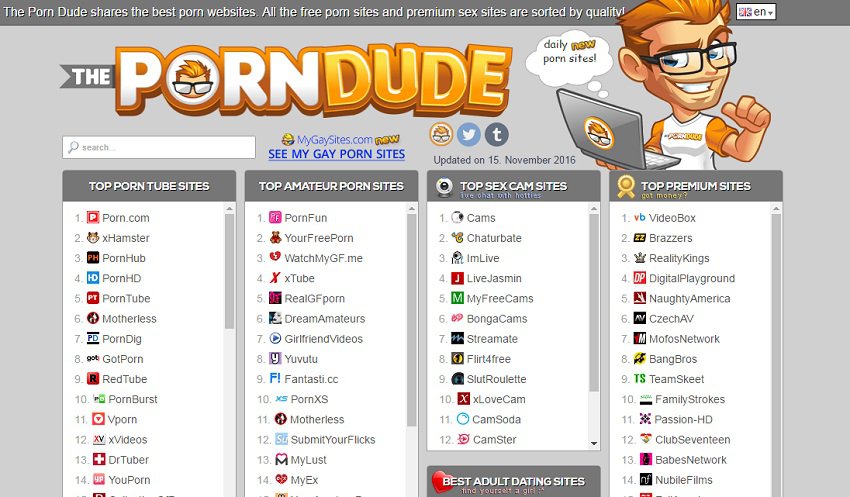 The Porn Dude : Un annuaire de site porno !