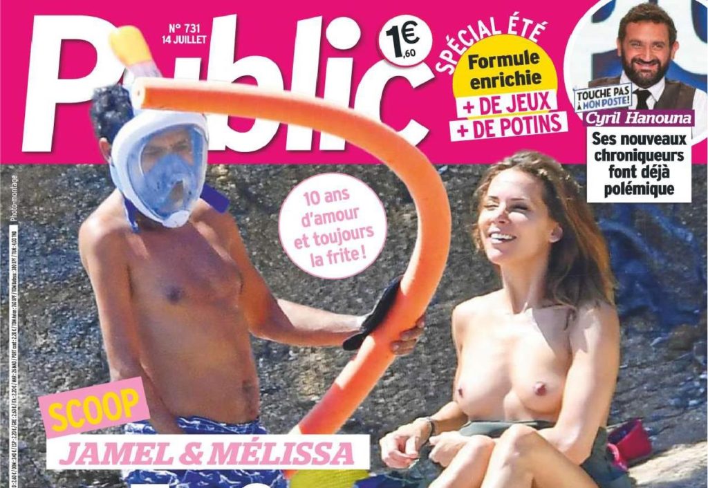 De nouvelles photos de Mélissa Theuriau topless sur la plage